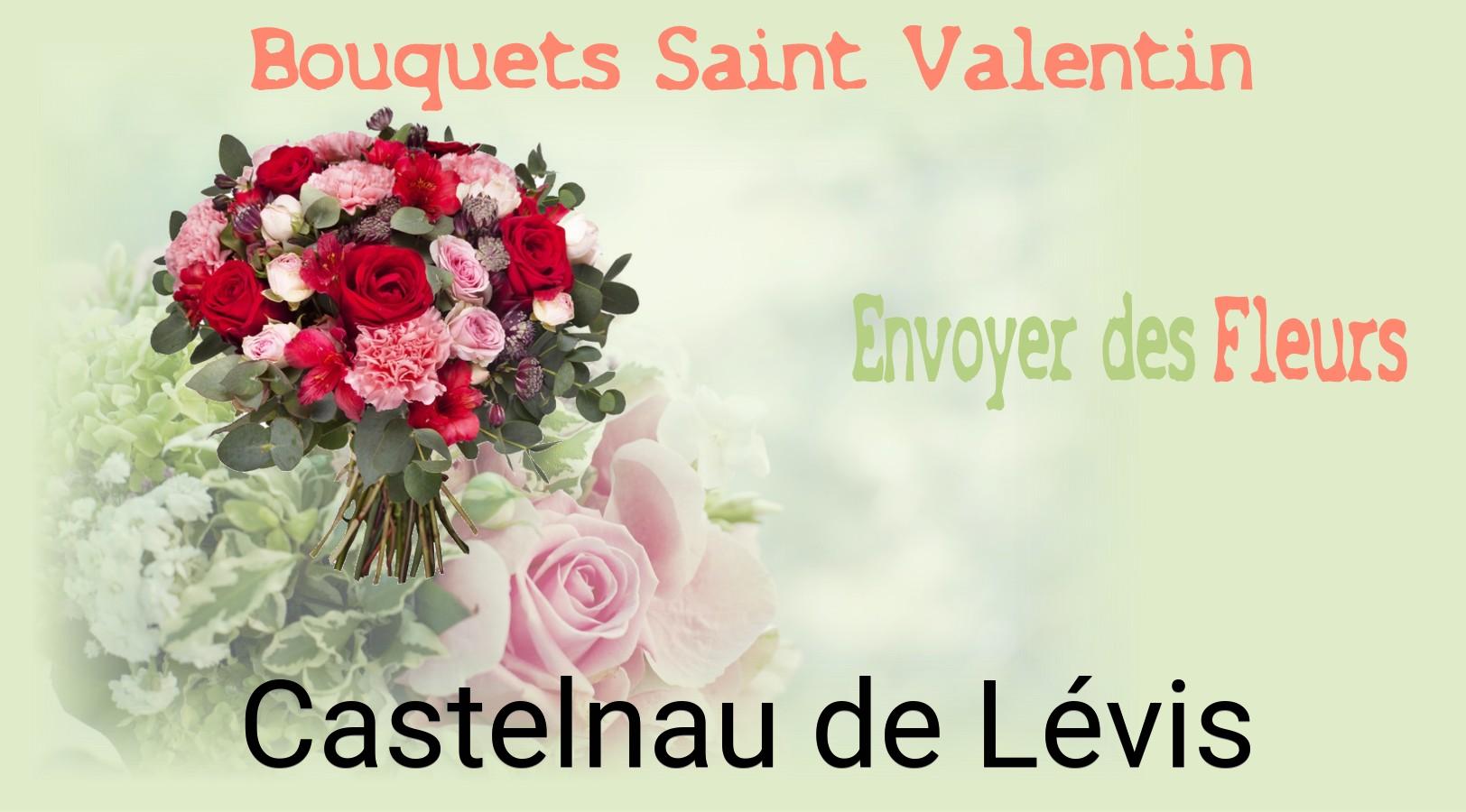 Roses de Saint-Valentin livrées à Castelnau-de-Lévis